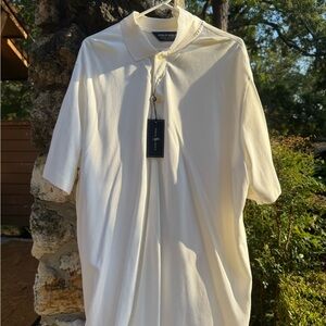 vintage 2010s NWT POLO GOLF Ralph Lauren white Pima cotton XXL shirt new tags OG
